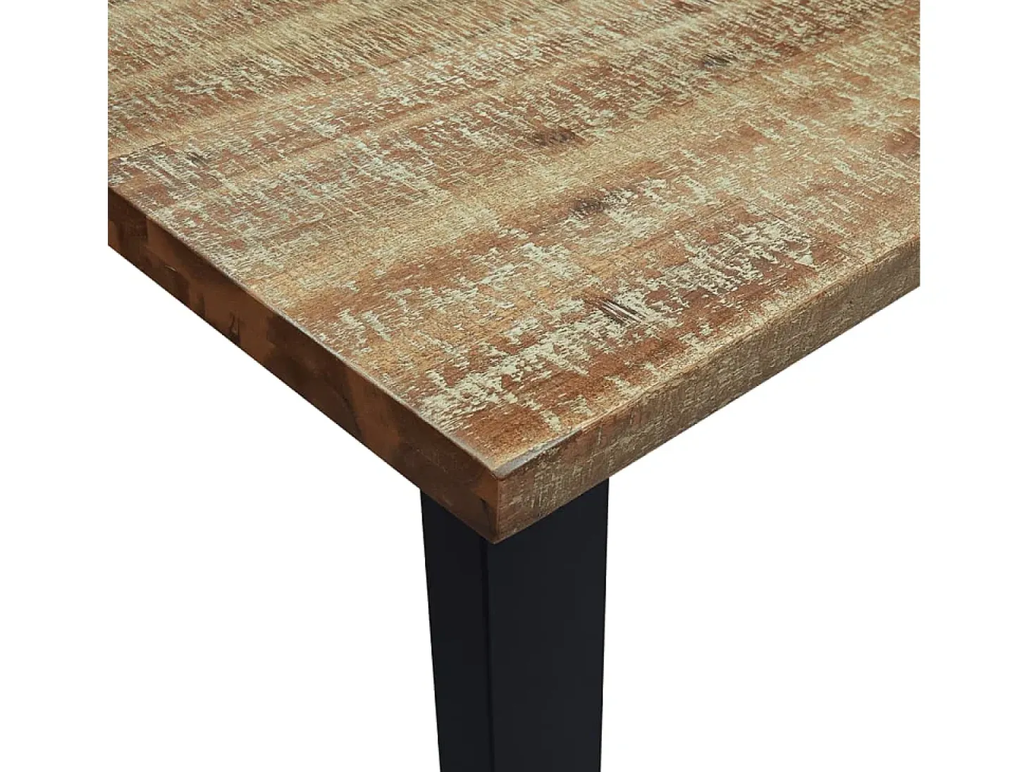 Mesa de comedor madera maciza de acacia 150x90x75 cm