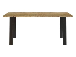 Mesa de comedor madera maciza de acacia 150x90x75 cm