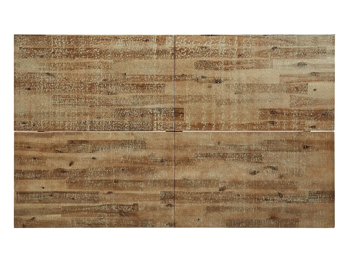 Mesa de comedor madera maciza de acacia 150x90x75 cm