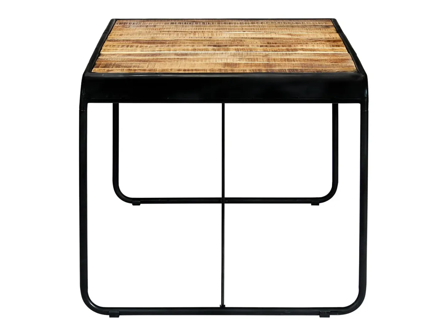 Mesa de comedor madera maciza de mango en bruto 180x90x76 cm