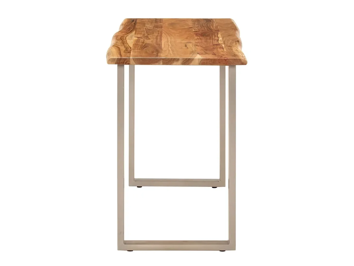 Mesa de comedor madera maciza de acacia 110x50x76 cm ES308897