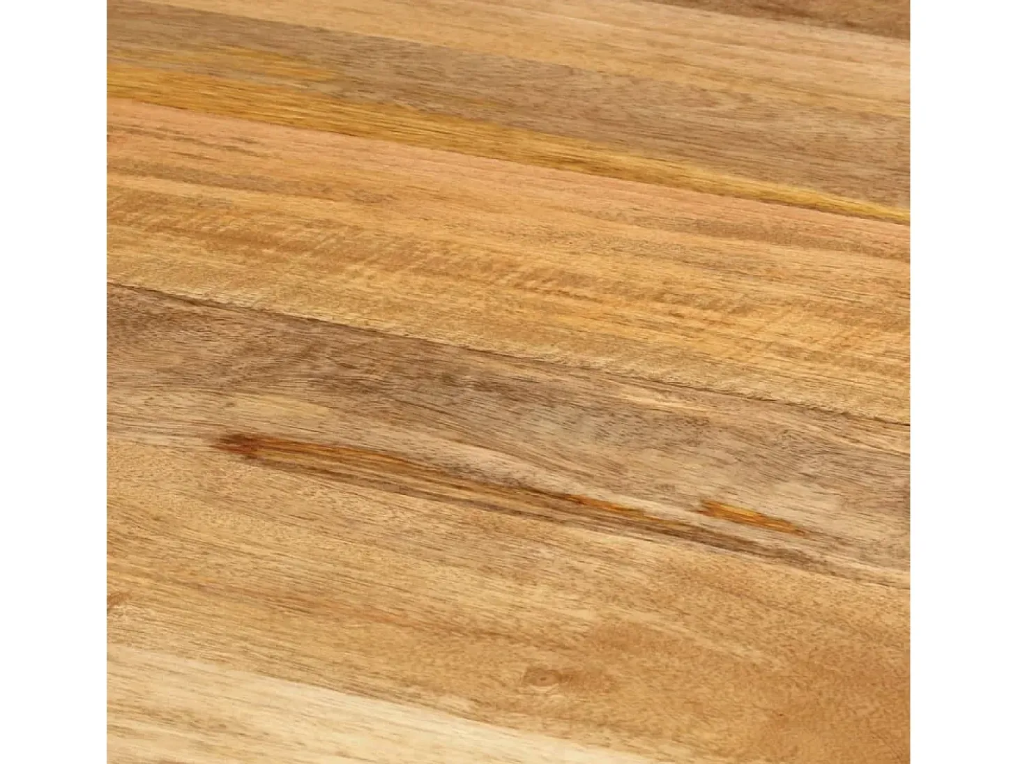 Mesa de comedor madera maciza de mango y acero 110x78 cm ES783634