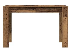 Mesa de comedor madera vieja 120x60x76 cm madera contrachapada
