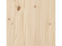 Mesa de comedor marco X madera maciza pino y acero 80x50x75 cm