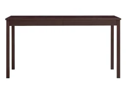 Mesa de Comedor Marrón Oscuro 140x70x73 cm Madera de Pino
