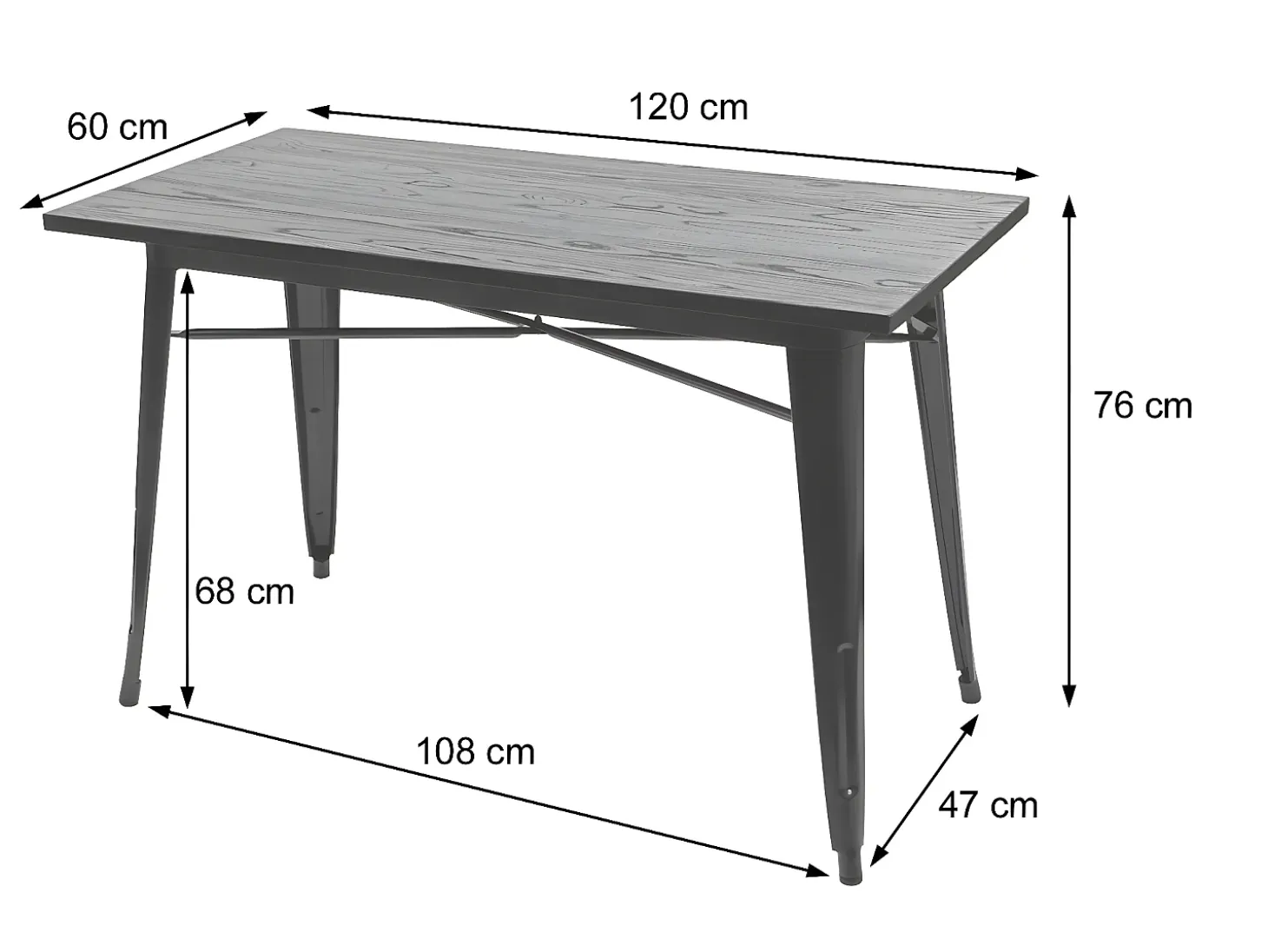 Mesa de comedor MCW-H10a