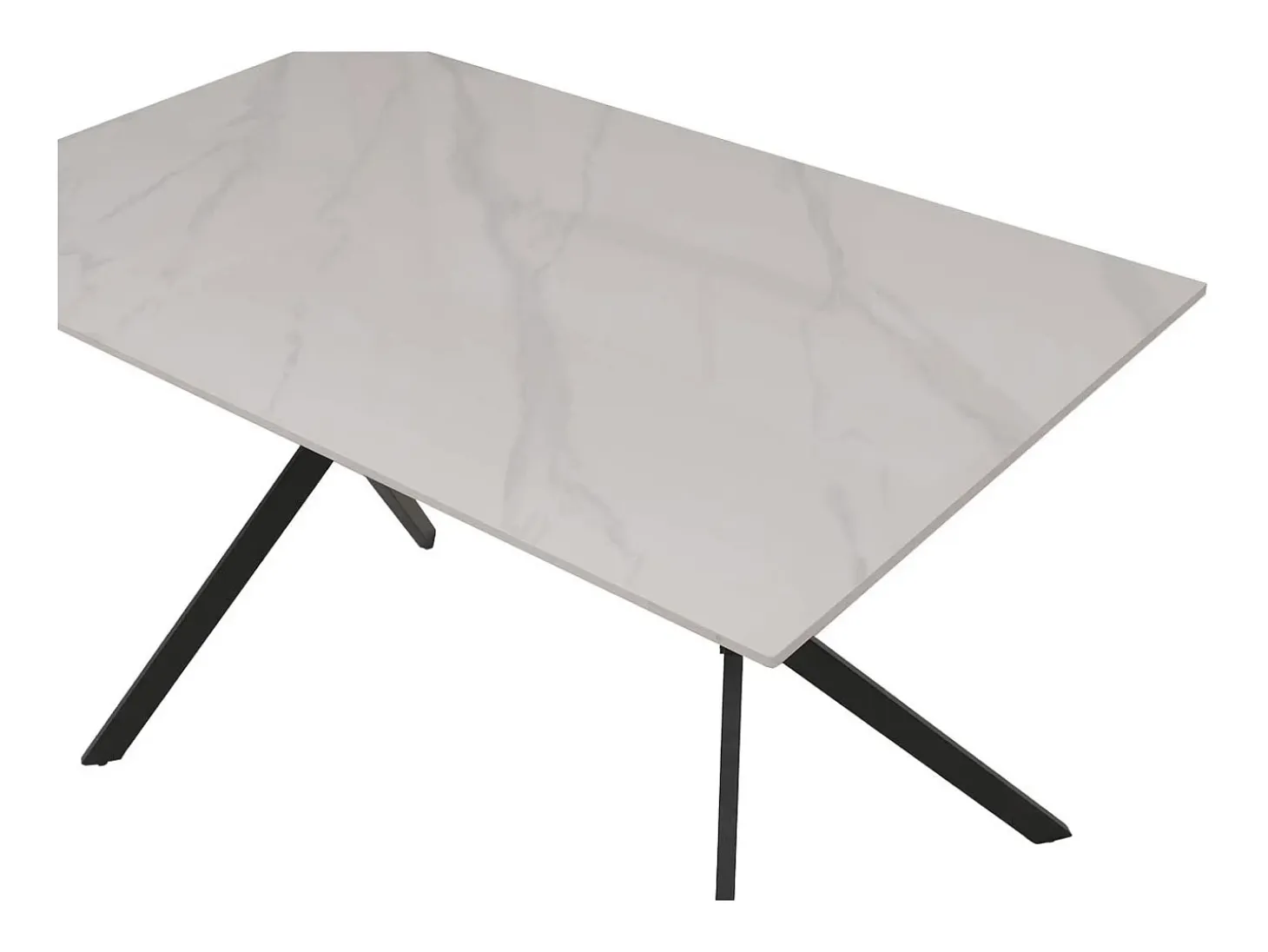 Mesa de comedor MCW-O58, blanco