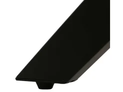 Mesa de comedor MCW-O58, negro-dorado