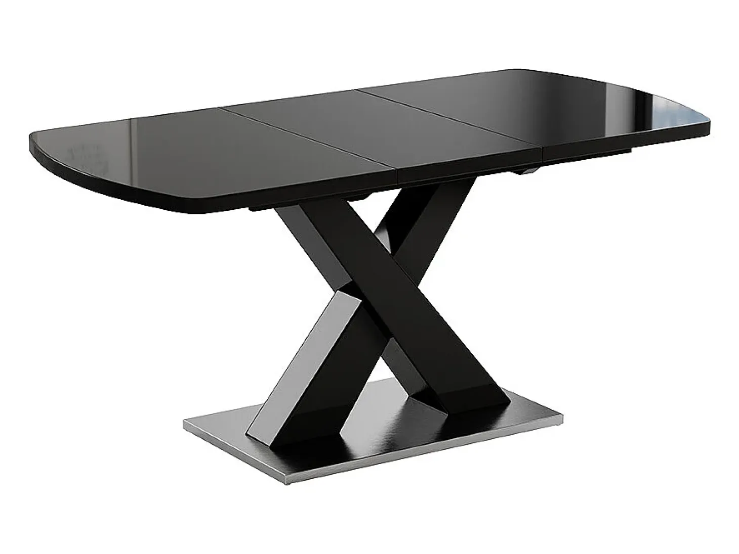 Mesa de comedor negro 120x80x76 chinto