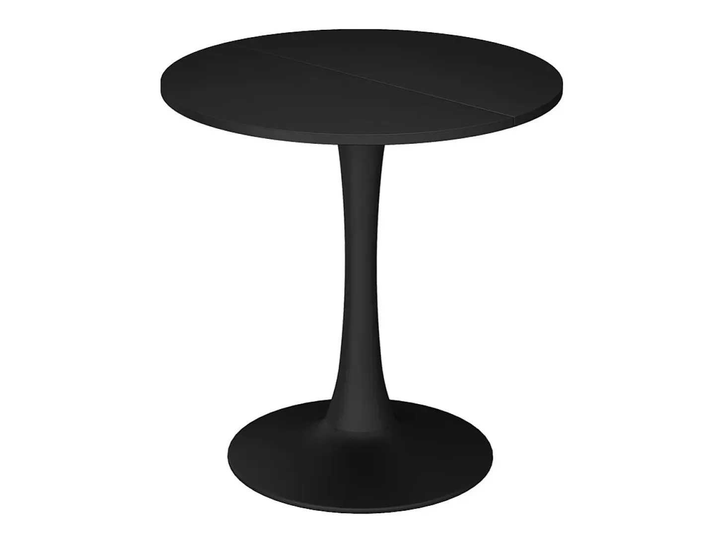 Mesa de comedor negro 70x70x73 carl