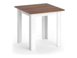 Mesa de comedor nogal 80x80x76.6 karlos