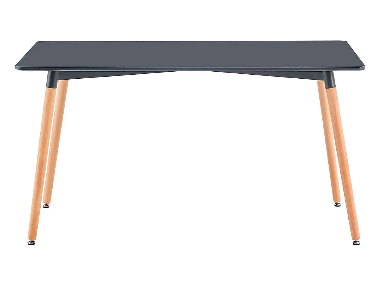 Mesa de comedor Nordika rectangular gris 74,5x120x80 cm Adec