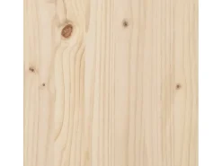 Mesa de comedor O-frame 180x90x75,5 cm madera maciza de pino acero