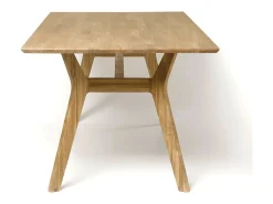 Mesa de comedor Osword de madera maciza de roble 170 cm