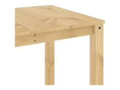 Mesa de comedor Panamá 160x80x75 cm madera maciza de pino