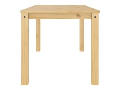 Mesa de comedor Panamá 160x80x75 cm madera maciza de pino