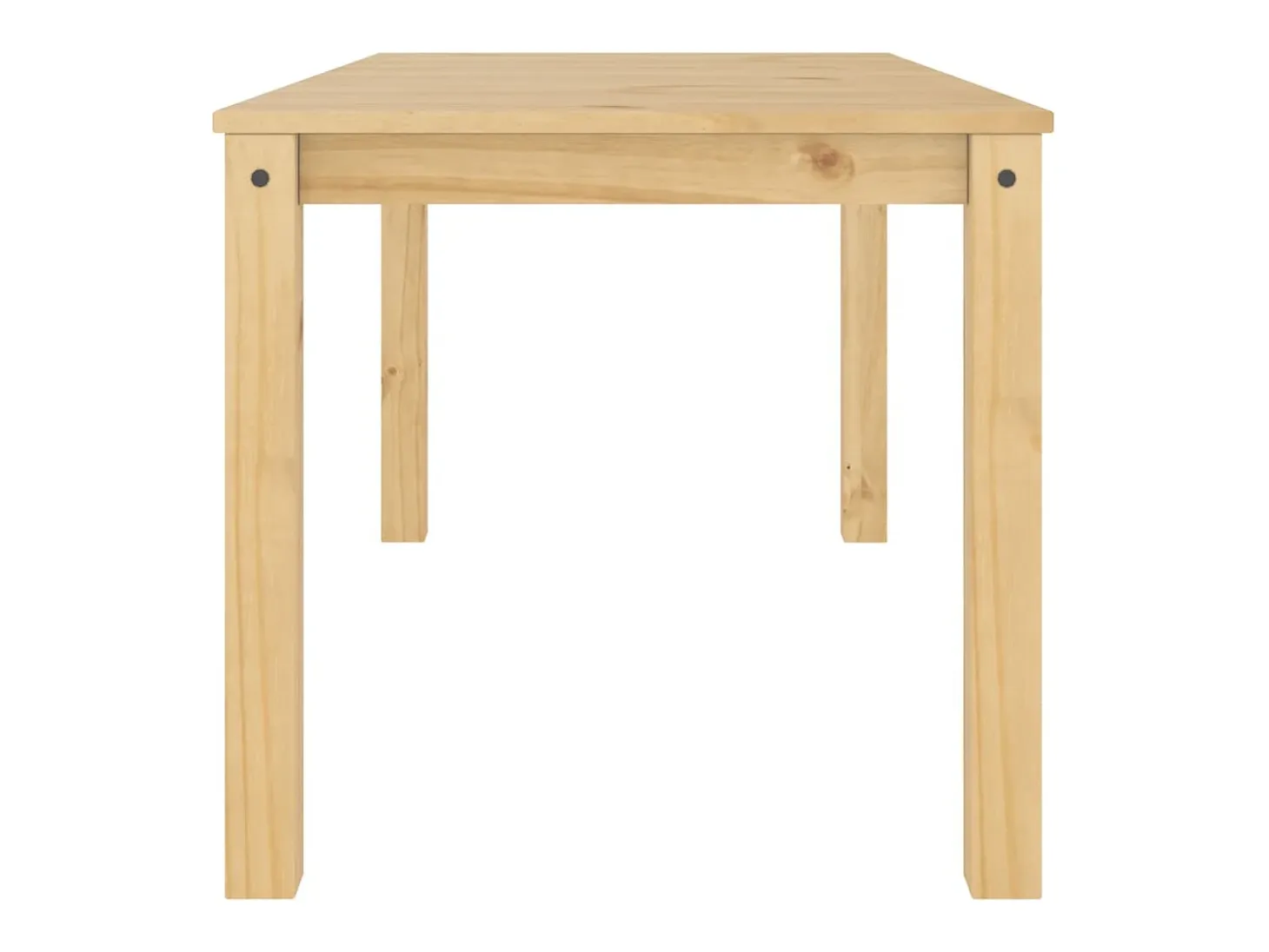 Mesa de comedor Panamá 160x80x75 cm madera maciza de pino