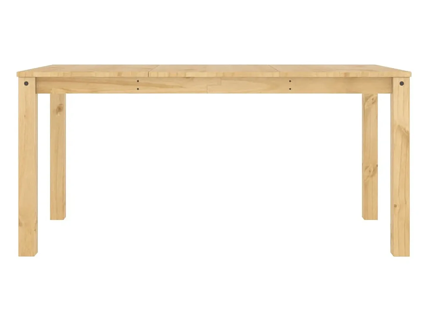 Mesa de comedor Panama madera maciza de pino 160x80x75 cm