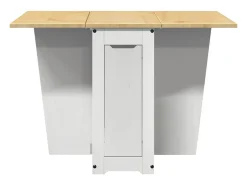 Mesa de comedor plegable mariposa Corona madera pino blanco