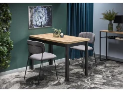 Mesa de comedor rectangular de estilo industrial 120x68 cm CEPHEE