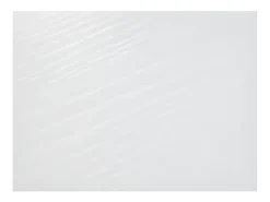 Mesa de comedor rectangular Evy de fresno blanco y metal antracita 160 cm