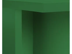 Mesa de comedor rectangular lacada MDF 3cm Verde Emeralda 90x120cm