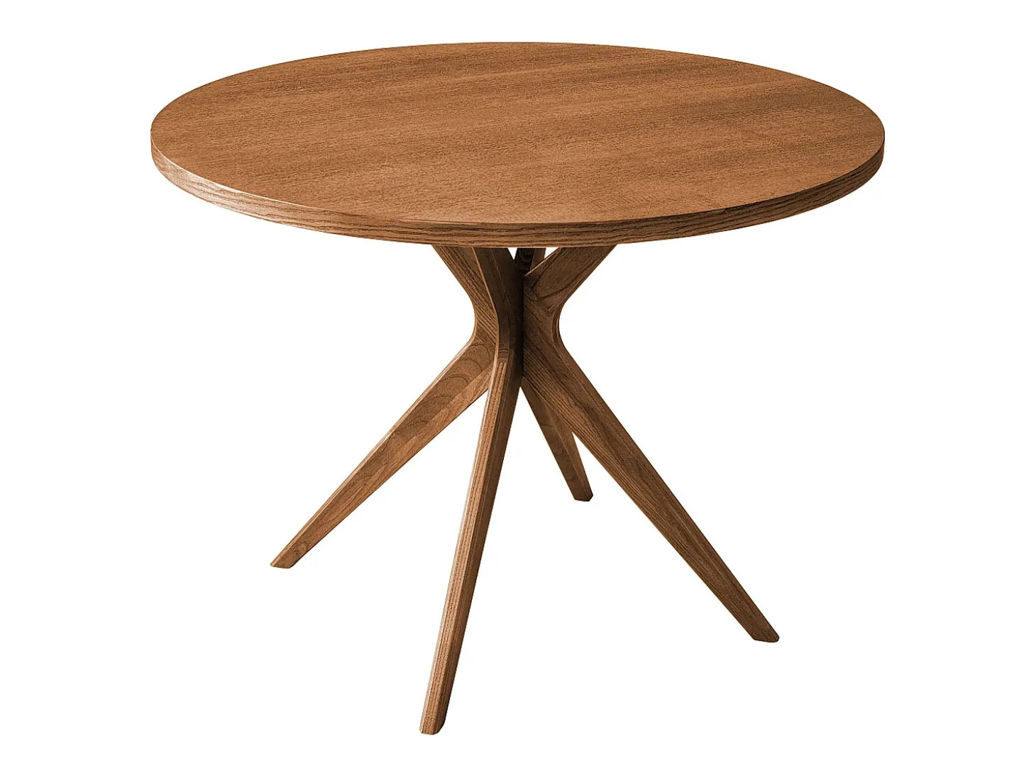 Mesa de comedor redonda 100cm Jubi Bold Roble