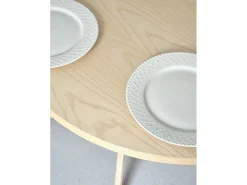 Mesa de comedor redonda 110cm Jubi Bold Fresno