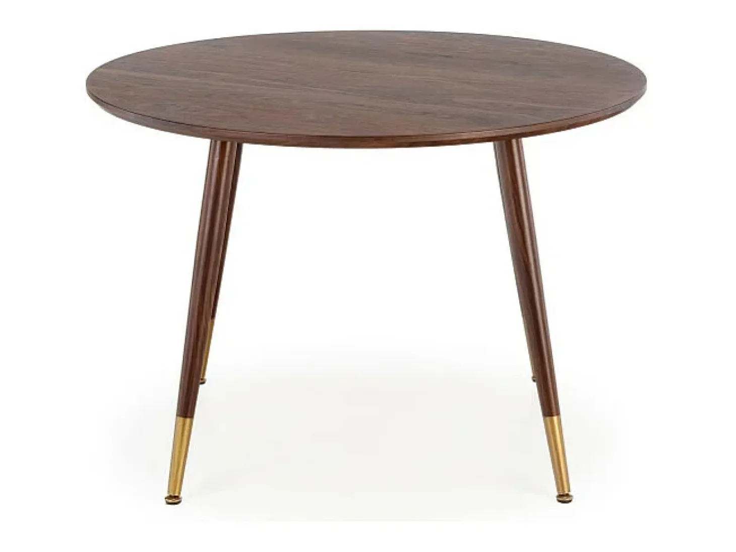 Mesa de comedor redonda de nogal GROIX