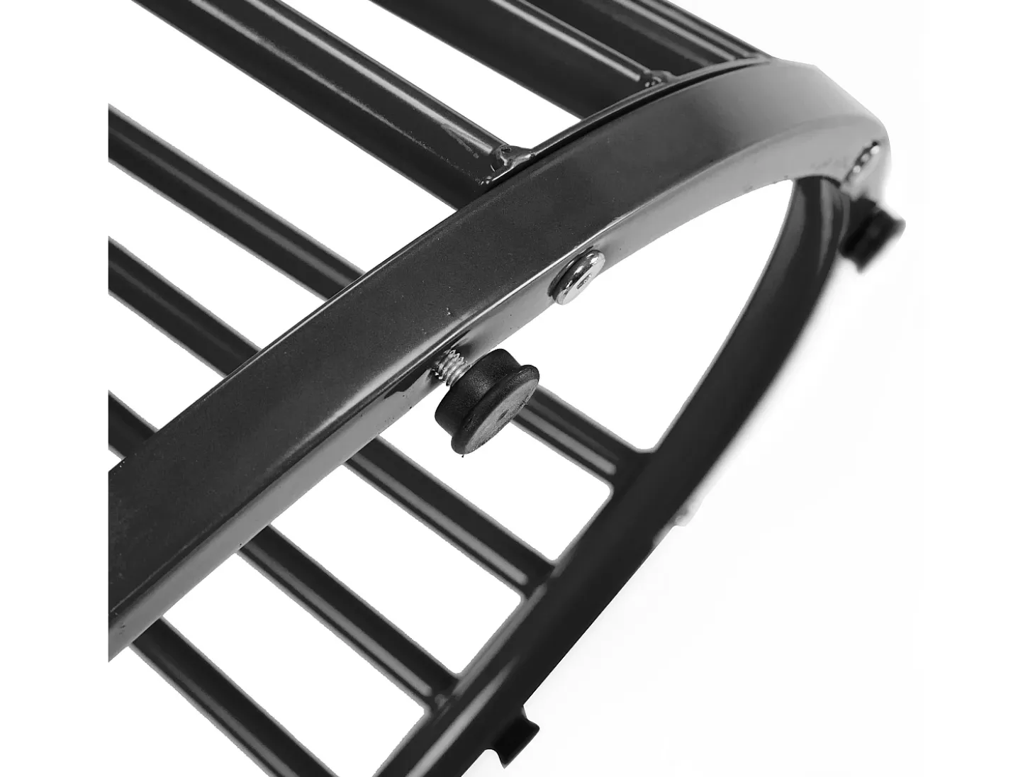 Mesa de comedor redonda de MDF con patas de metal, diseño moderno, estampado de mármol, color negro (100 cm de diámetro)
