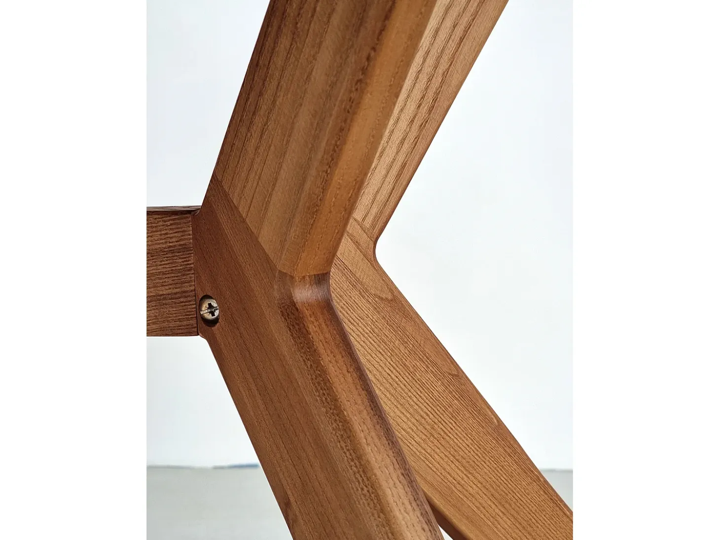 Mesa de comedor redonda extensible 120cm Biju Nogal