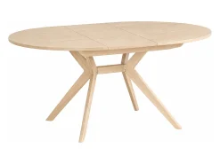 Mesa de comedor redonda extensible 110cm Biju Fresno