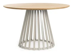 Mesa de comedor redonda KILA Ø120 cm-Color Negro