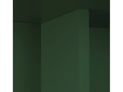 Mesa de comedor redonda tablero laminado de 3cm verde cedro 120cm