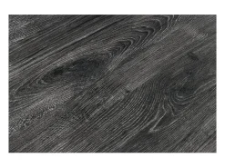 Mesa de comedor RIVET – Rectangular 200 cm – Madera gris y metal negro