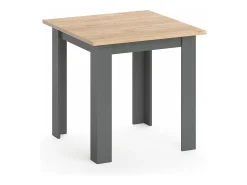 Mesa de comedor roble dorado 80x80x76.6 karlos