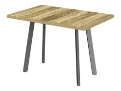 Mesa de comedor roble rústico/gris 160x80x76 tisko