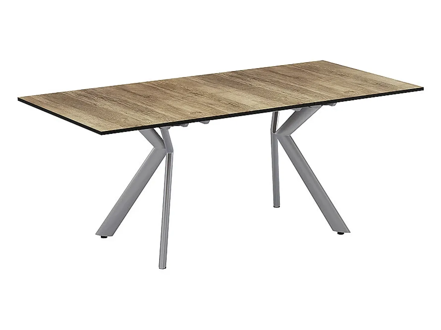 Mesa de comedor roble rústico/gris 140x90x76 trill
