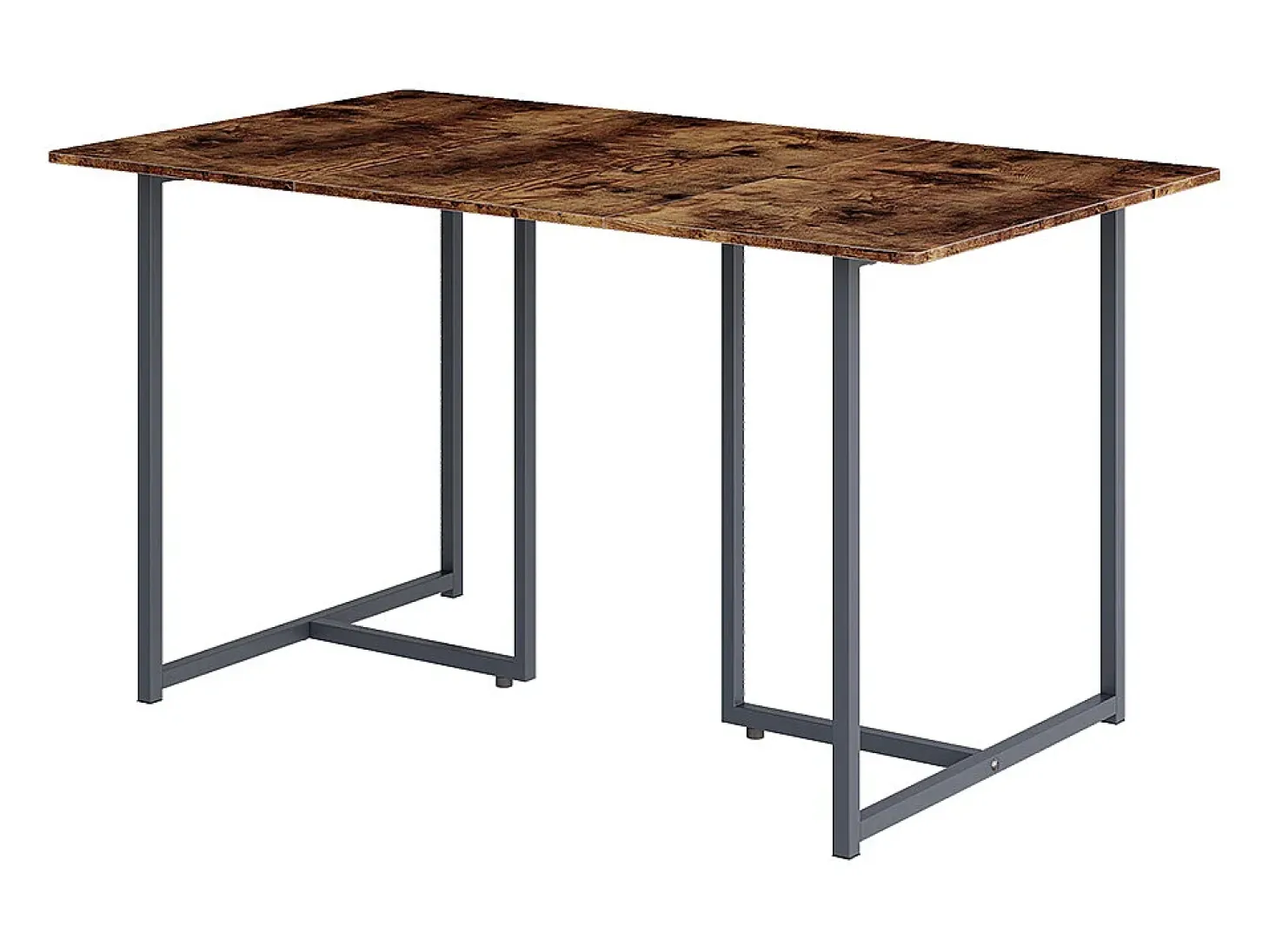 Mesa de comedor roble rústico/gris 140x80x75 merido