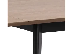 Mesa de comedor Roxby 80/120 cm con 1 plato adicional natural.
