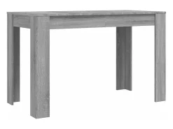 Mesa de comedor Sonoma gris 120x60x76 cm madera de ingeniería