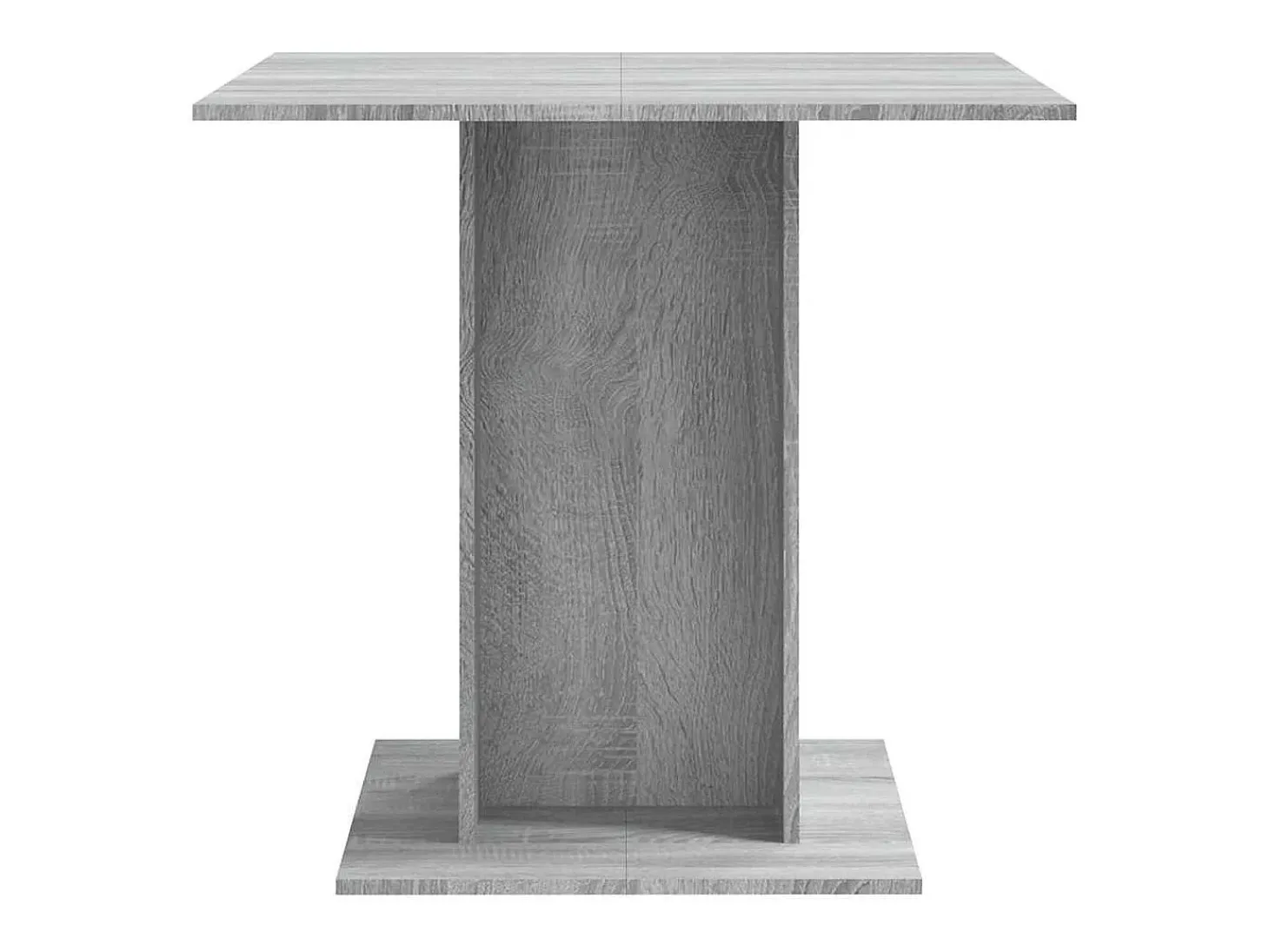 Mesa de comedor Sonoma gris 80x80x75 cm Madera de ingeniería