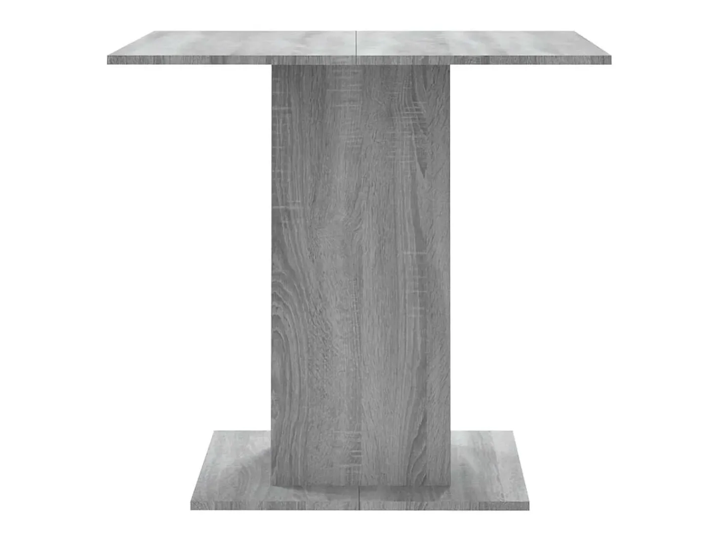 Mesa de comedor Sonoma gris 80x80x75 cm Madera de ingeniería
