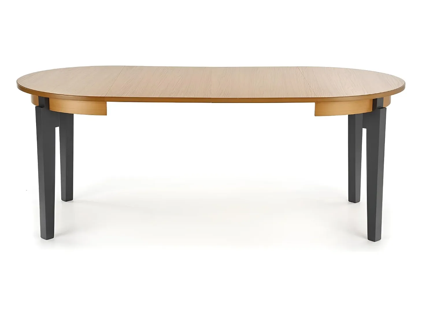 Mesa de comedor Sorbus/madera/marrón y antracita