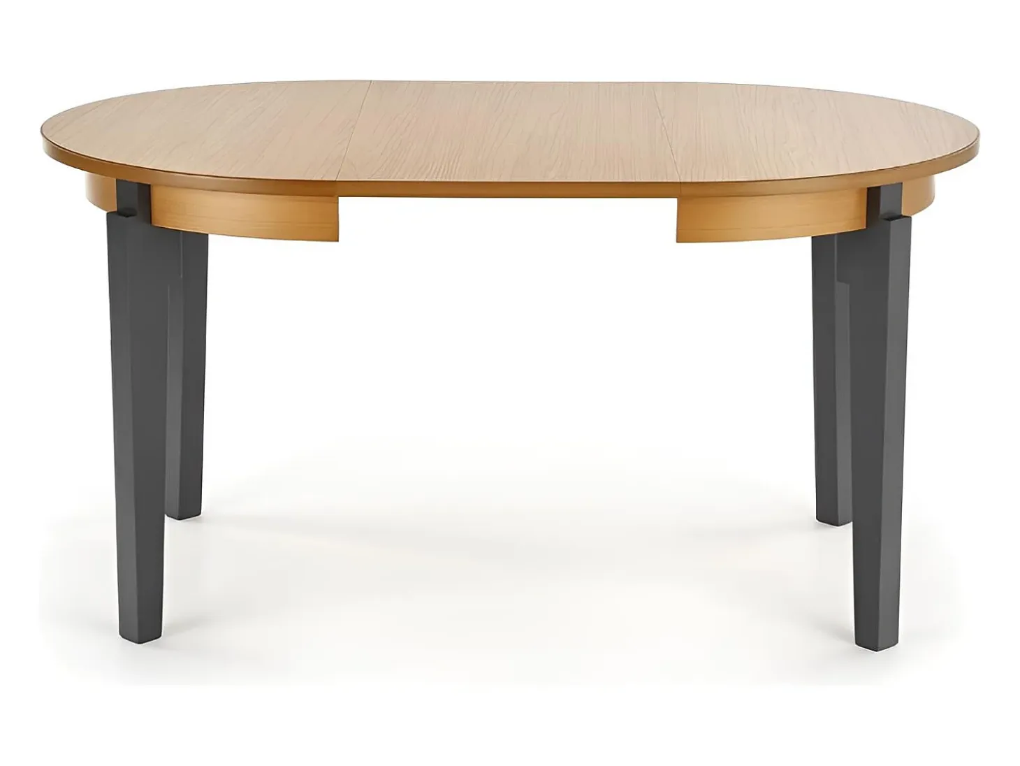 Mesa de comedor Sorbus/madera/marrón y antracita