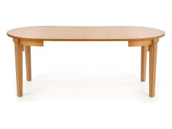 Mesa de comedor Sorbus/madera/marrón y antracita