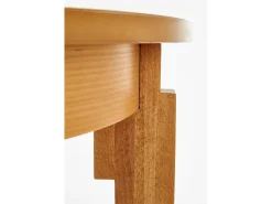 Mesa de comedor Sorbus/madera/marrón y antracita
