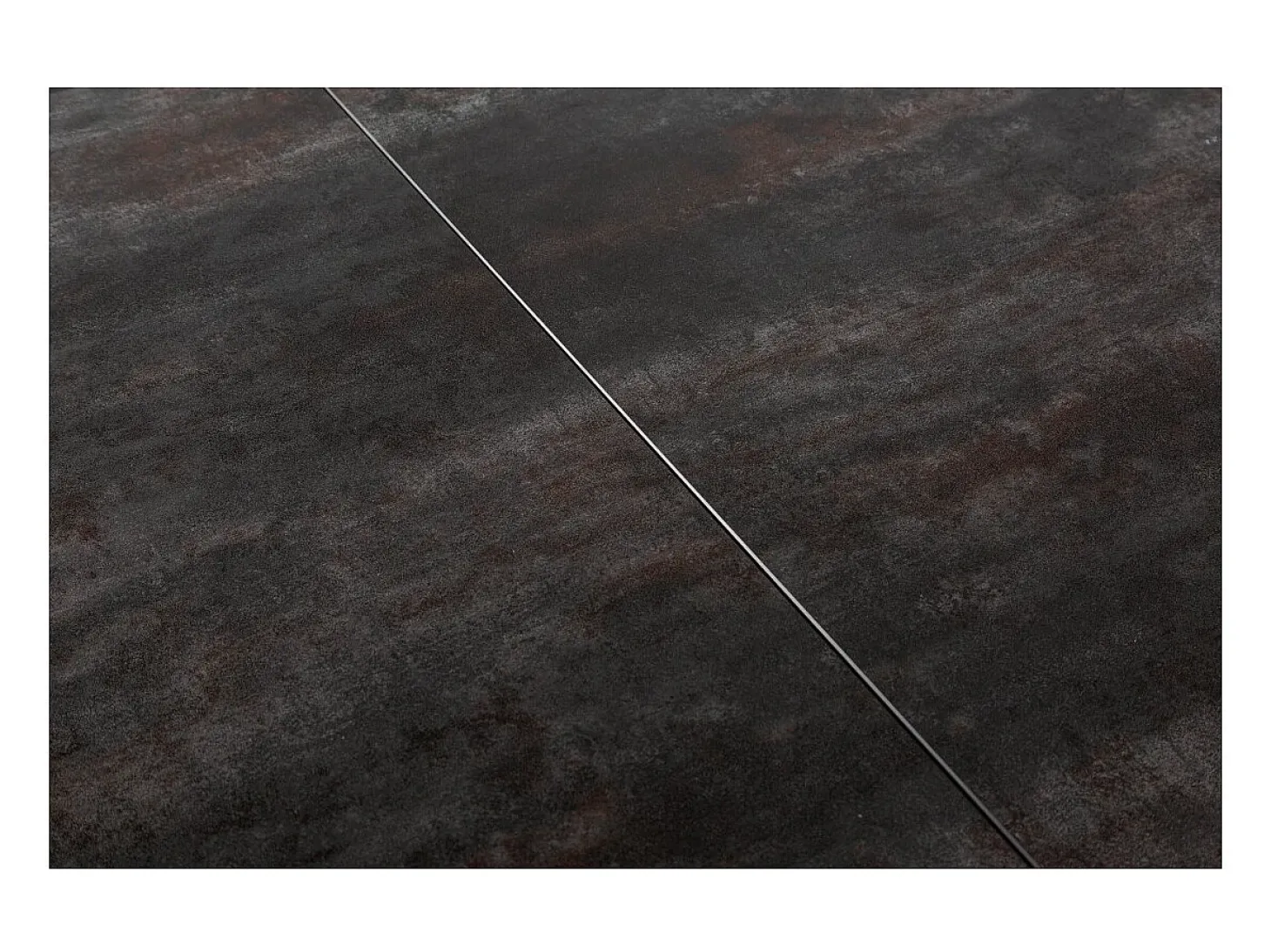 Mesa de comedor STELIX – Extensible de 180 a 260 cm – Estructura de metal y superficie de vidrio templado y cerámica