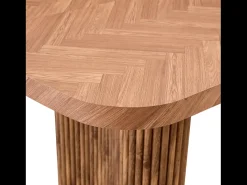 Mesa de comedor 180x90cm para 4 a 6 personas - Tapa texturizada - Color madera