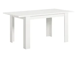 Mesa de comedor 120x80x75 cm blanca
